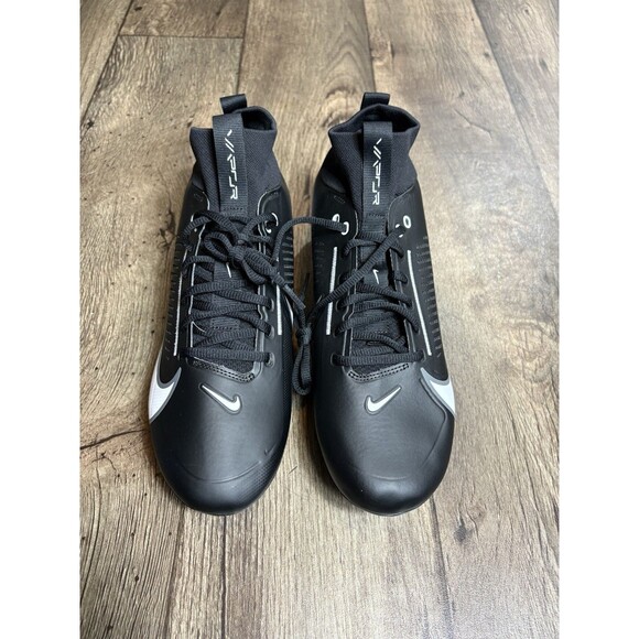 Nike Vapor Edge Pro 360 2 Football Cleats Black White Men's 12 DA5456-001 - Picture 1 of 7